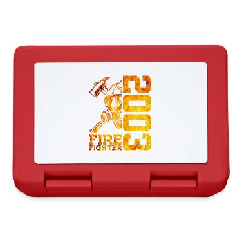 23. GEBURTSTAG FEUERWEHR 2003 - Brotdose - Rot - Vorne