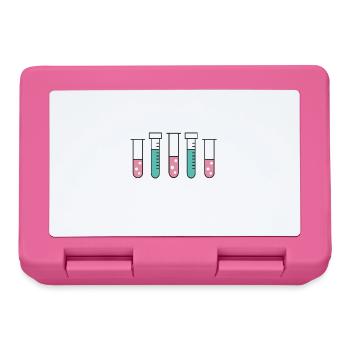 Science Girls Women STEM Subjects Chemistry - Lunchbox - pink - Front