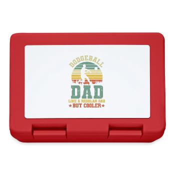 Dodgeball Player Gift Ball Games Dodgeball - Lunchbox - red - Front