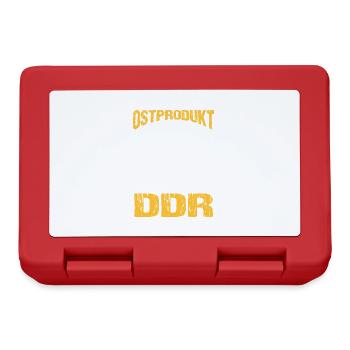 Ostprodukt Ostdeutscher Spruch DDR Ostdeutschland - Brotdose - Rot - Vorne