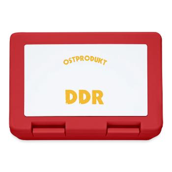 Ostprodukt Ostdeutscher Spruch DDR Ostdeutschland - Brotdose - Rot - Vorne