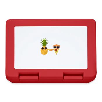 Ananas sur Pizza Buddy Hawaii Pizza Chef - Boîte à goûter - rouge - Devant