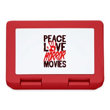 horror movie horror movie horror movie gift - Lunchbox - red - Front