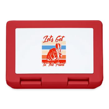 Lancer de fléchettes Darts Cadeau de passe-temps - Boîte à goûter - rouge - Devant