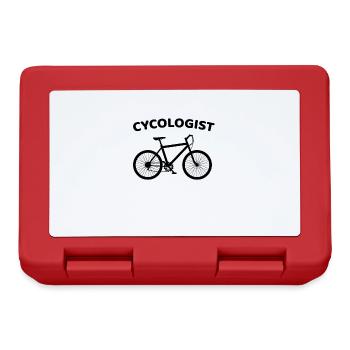 Cycologist Funny Mountainbike Radfahren Fahrrad - Brotdose - Rot - Vorne