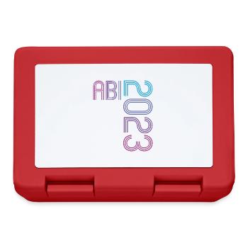 Abitur Gymnasium Femmes et Hommes Abi 2023 - Boîte à goûter - rouge - Devant