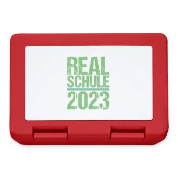 Realschule bestanden Realschulabschluss 2023 - Brotdose - Rot - Vorne