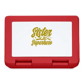 Support for childhood cancer Cancer in children - Lunchbox - red - Front