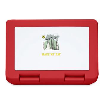 Nuclear power plant Nuclear energy Renewable energy - Lunchbox - red - Front