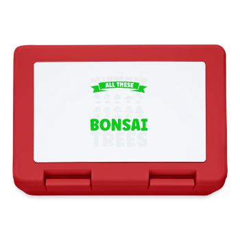 Bonsai Tree Gift Japan Bonsai Garden - Lunchbox - red - Front