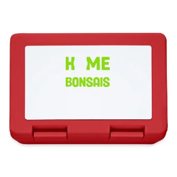 Bonsai Tree Gift Japan Bonsai Garden - Lunchbox - red - Front