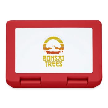 Bonsai Tree Gift Japan Bonsai Garden - Lunchbox - red - Front