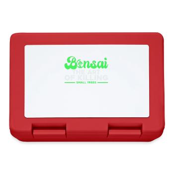 Bonsai Tree Gift Japan Bonsai Garden - Lunchbox - red - Front