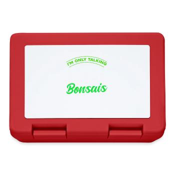 Bonsai Tree Gift Japan Bonsai Garden - Lunchbox - red - Front