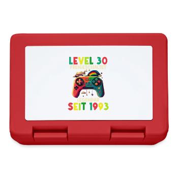 1993 Level 30 Jahre Gaming 30er 30 Geburtstag - Brotdose - Rot - Vorne