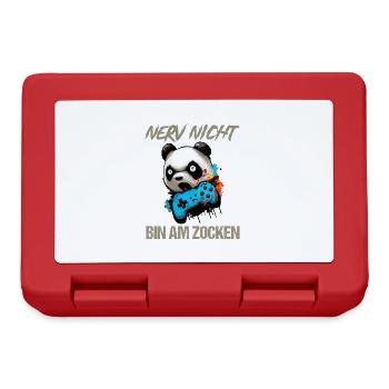 Nur noch eine Runde dann hör ich auf Kinder Gaming - Brotdose - Rot - Vorne
