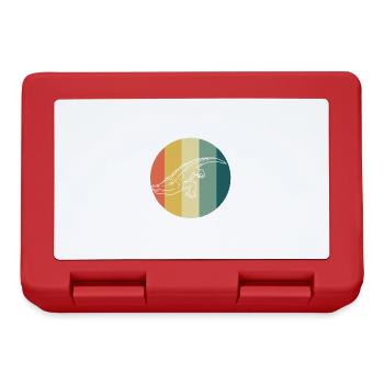 Distracted by Alligators Wildlife Animal Nature - Lunchbox - red - Front