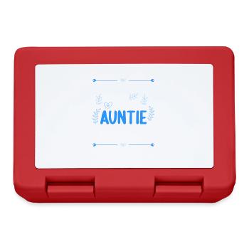 J’ai une tante folle tante neveu nièce - Boîte à goûter - rouge - Devant
