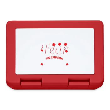 Don't be afraid, the Canadian is here - Lunchbox - red - Front