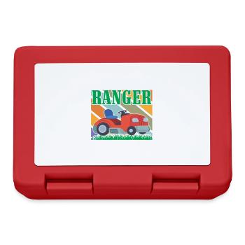 Le garde forestier monte à nouveau gardien au - Boîte à goûter - rouge - Devant