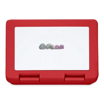 Rock Collecting Geology Geologist - Lunchbox - red - Front