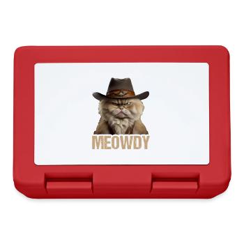 Meowdy Funny cat Meme for Cat Lovers - Brotdose - Rot - Vorne
