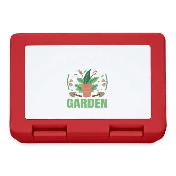 Pflanzen Gartenarbeit Gärtner Landschaftsarchitekt - Brotdose - Rot - Vorne