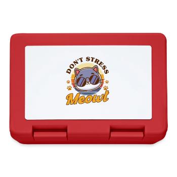 Cat Proverbs Cats Lovers Cat Parents - Lunchbox - red - Front