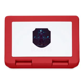 Deadlifts Gym Fitness Fun Workout - Lunchbox - red - Front