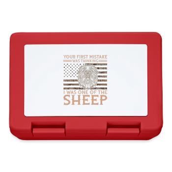 Sarcastic quote that spoke and people - Lunchbox - red - Front