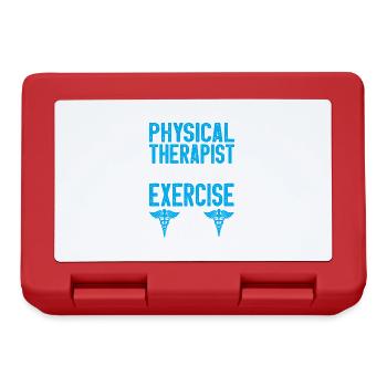 Physiotherapy Physiotherapist Physio - Lunchbox - red - Front