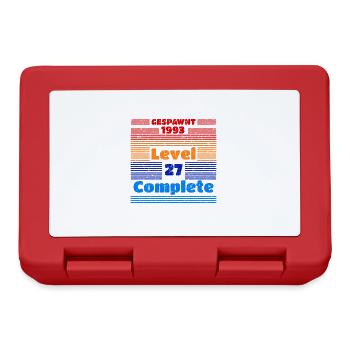 1993 27 years birthday Gaming Gamer Gamer Gaming - Lunchbox - red - Front