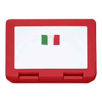 Italian hand gesture Capisci | Italian flag - Lunchbox - red - Front