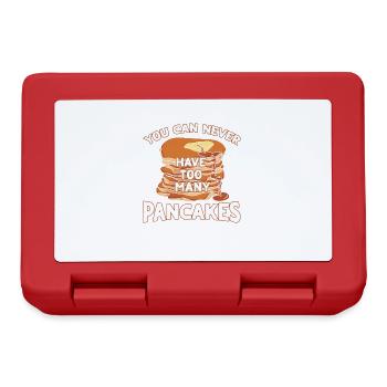 Pfannkuchen Food Lover Best Pancake Maker - Brotdose - Rot - Vorne
