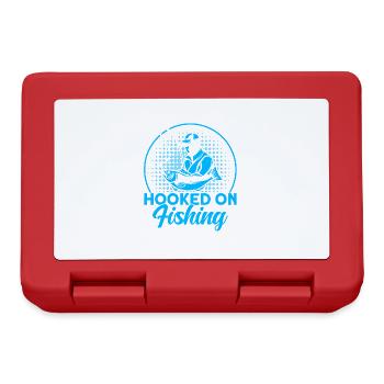 In love with fishing fishing gift - Lunchbox - red - Front