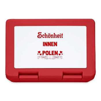Polnische Freundin Valentinstag Geschenk Polska - Brotdose - Rot - Vorne