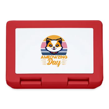 Cat Proverbs Cats Lovers Cat Parents - Lunchbox - red - Front