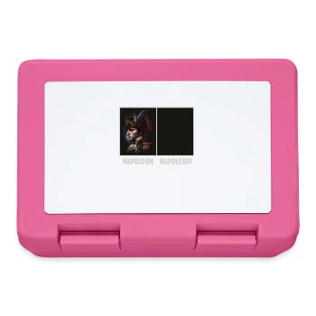 Napoleon Napoleoff Lustiger Napoleon Bonaparte - Brotdose - Pink - Vorne