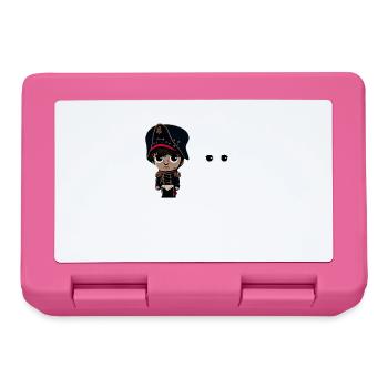 Napoleon Napoleoff Lustiger Napoleon Bonaparte - Brotdose - Pink - Vorne