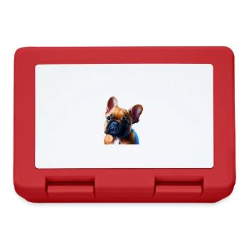 Please don't scare my dog French Bulldog - Lunchbox - red - Front