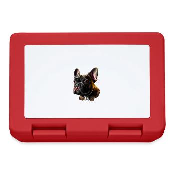 S’il vous plaît, n’effrayez pas mon chien Français Bulldog - Boîte à goûter - rouge - Devant