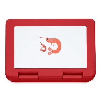 Shrimp Shrimp Breeder Shrimp Lobster Saying - Lunchbox - red - Front