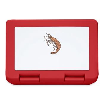 Shrimp Shrimp Breeder Shrimp Lobster Saying - Lunchbox - red - Front