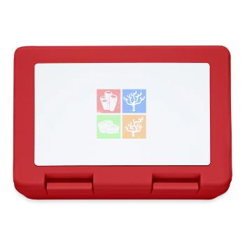 Protect Gods Creation Ocean Nature Sea Animals - Lunchbox - red - Front
