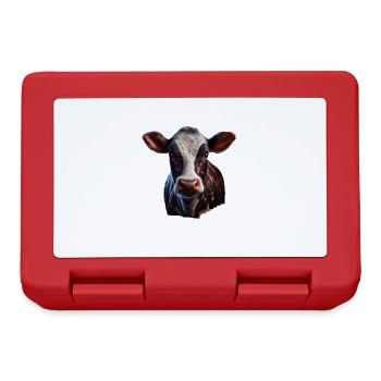 cows farmer farmer cow lover funny cow - Lunchbox - red - Front