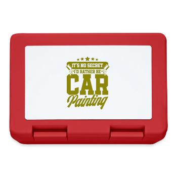 Je préfère peindre des voitures peinture de voiture Ge - Boîte à goûter - rouge - Devant