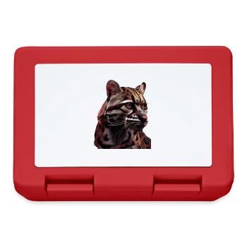 just a boy girl who loves Ocelots Ocelot ocelot ocelot - Lunchbox - red - Front