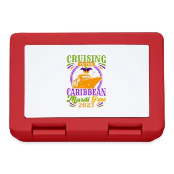 Caribbean Cruise Mardi Gras 2023 Mardi Gr - Lunchbox - red - Front