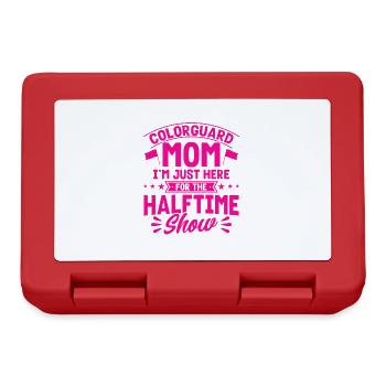 Colorguard Mom here for the halftime show Fahnenwac - Lunchbox - red - Front
