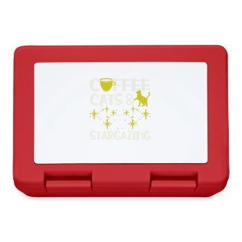 Stargazer Gift Kosmologie Stargazing - Brotdose - Rot - Vorne
